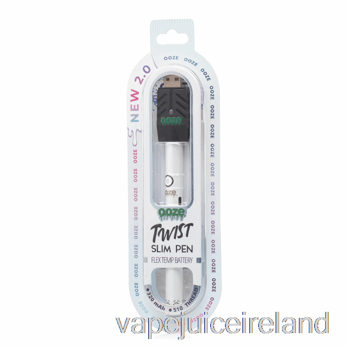 Vape Juice Ooze Slim Twist Pen 2.0 Flex Temp Battery Polar Pearl